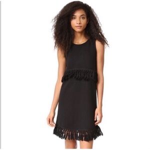 Jack by BB Dakota black fringe dress